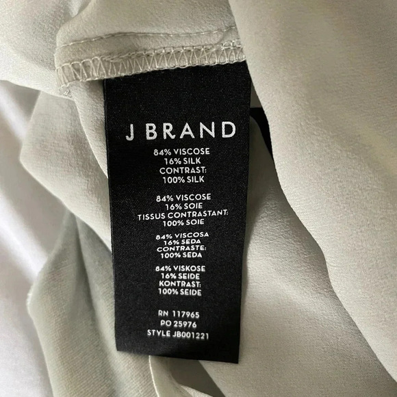 Jbrand velour silk top - Picture 10 of 11
